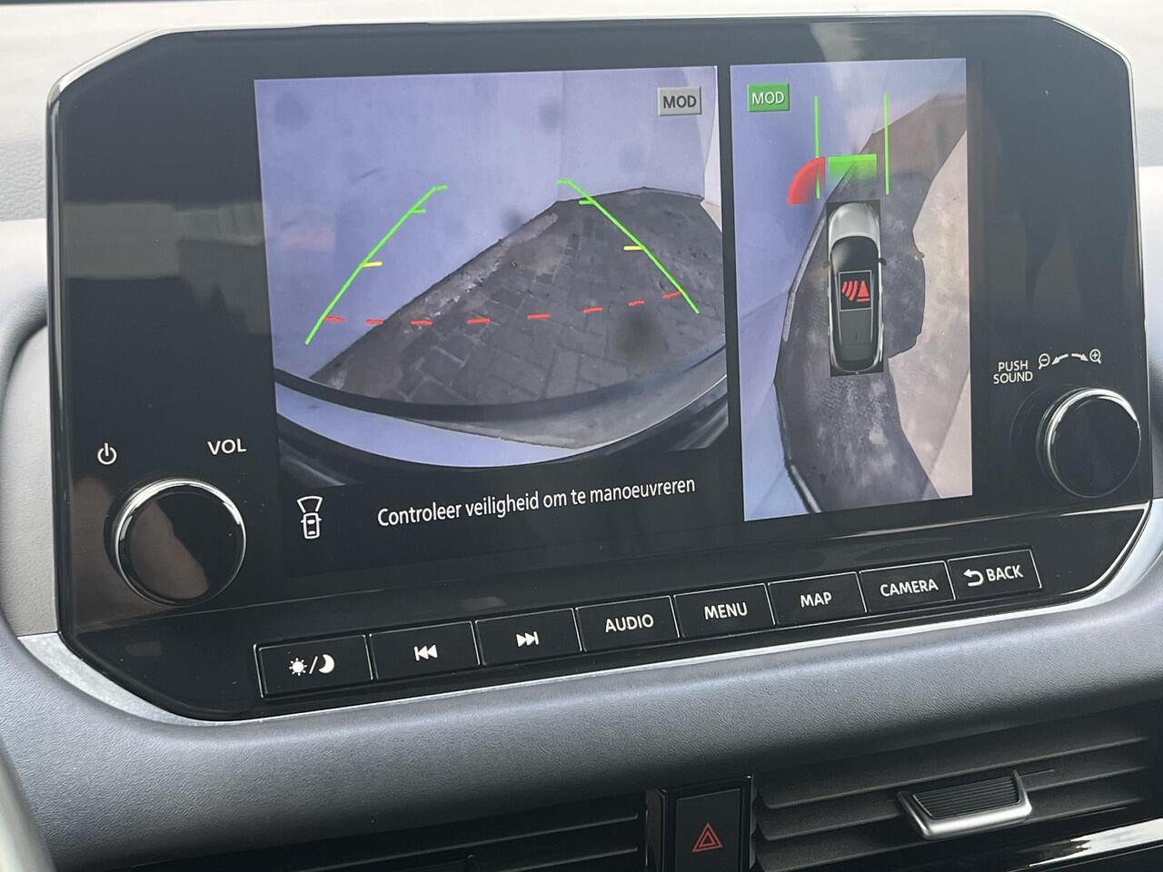 Nissan QASHQAI 1.3 MHEV Xtronic Tekna Plus Automaat / Cold pack / Panoramadak / HUD / Stuur-, Stoel en voorruitverwarming / Rondomzicht camera / Voorstoelen met massage / Elektrische achterklep / Adaptief CC / Apple Carplay Android Auto /