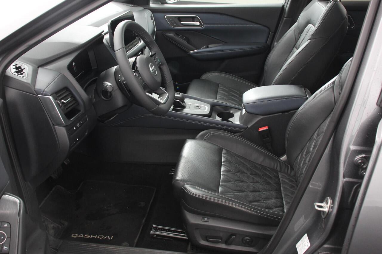 Nissan QASHQAI 1.3 MHEV DIG-T 158pk Xtronic Tekna+ | Navigatie | Apple Carplay/Android Auto | Parkeersensoren | 360 camera | Adaptive cruise control | Elektrisch panoramadak | Elektrische achterklep | Elektrische bestuurderstoel | Stoel-en stuurverwarming | Ledverlichti