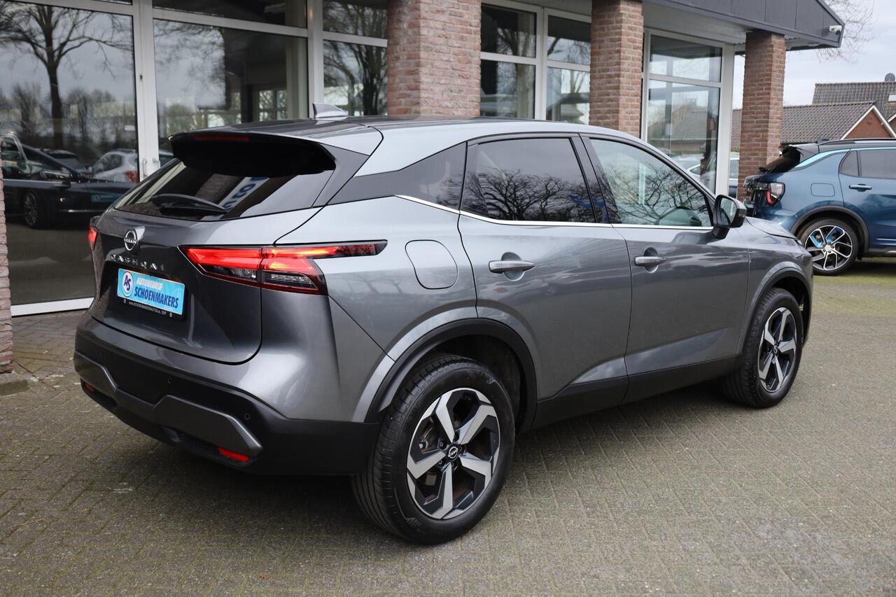 Nissan QASHQAI 1.3 MHEV Xtronic N-Connecta ACC PRO-PILOT CARPLAY 360-CAMERA RUIT/STUUR/STOELVERWARMING DAB 18"LMV 2xKEYLESS DODEHOEK/VERKEERSBORDDETECTIE ENZ.