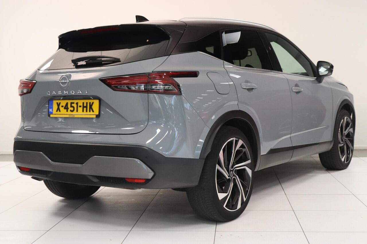 Nissan QASHQAI 1.3 MHEV Tekna Plus | Panoramadak | Lederen bekleding | Matrix LED | Elektr. voorstoelen | 360° Camera | Head up display |