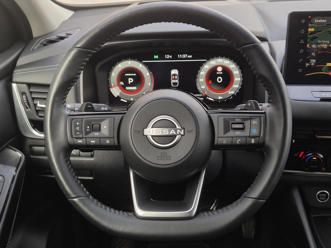 Nissan QASHQAI 1.3 MHEV Xtronic N-Connecta Automaat / Fabrieksgarantie tot 03-2026<100.000 / Dealer onderhouden / Cold Pack / Trekgewicht 1.800 Kg / Adaptief CC / Head Up Display / Rondomzicht camera /