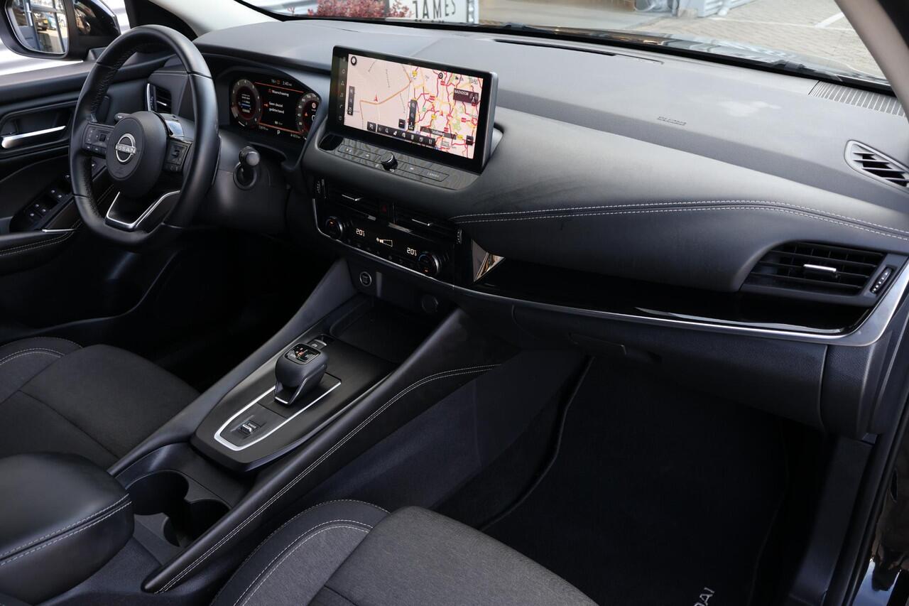 Nissan QASHQAI 1.3 MHEV Xtronic N-Connecta 2e Eigenaar | NL-Auto | Volledig Onderh | BTW | Trekhaak | 360' Cam | Carplay | Ad Cruise | Navi | Full Led | PDC | DAB | Bots Systeem | Keyless