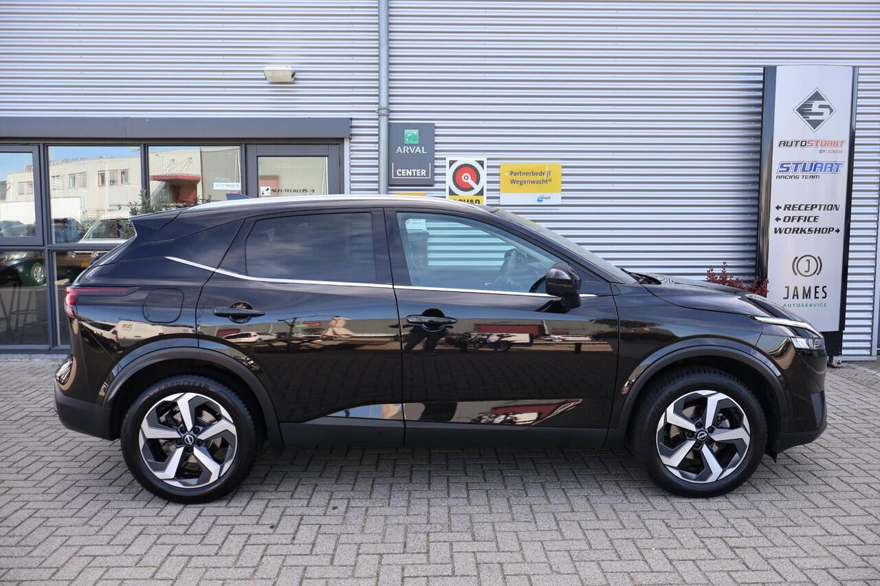 Nissan QASHQAI 1.3 MHEV Xtronic N-Connecta 2e Eigenaar | NL-Auto | Volledig Onderh | BTW | Trekhaak | 360' Cam | Carplay | Ad Cruise | Navi | Full Led | PDC | DAB | Bots Systeem | Keyless