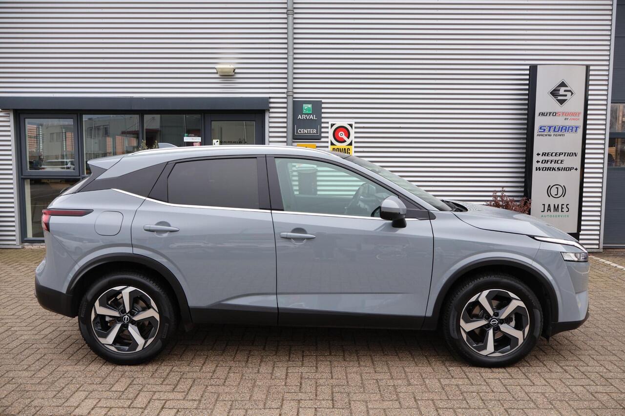 Nissan QASHQAI 1.3 MHEV Xtronic N-Connecta 1e Eigenaar | Volledig Onderh | BTW | NL-Auto | Pano | Trekhaak | 360Cam | Navi | Carplay | AD Cruise | Keyless | Bots | DAB | Full Led | PDC