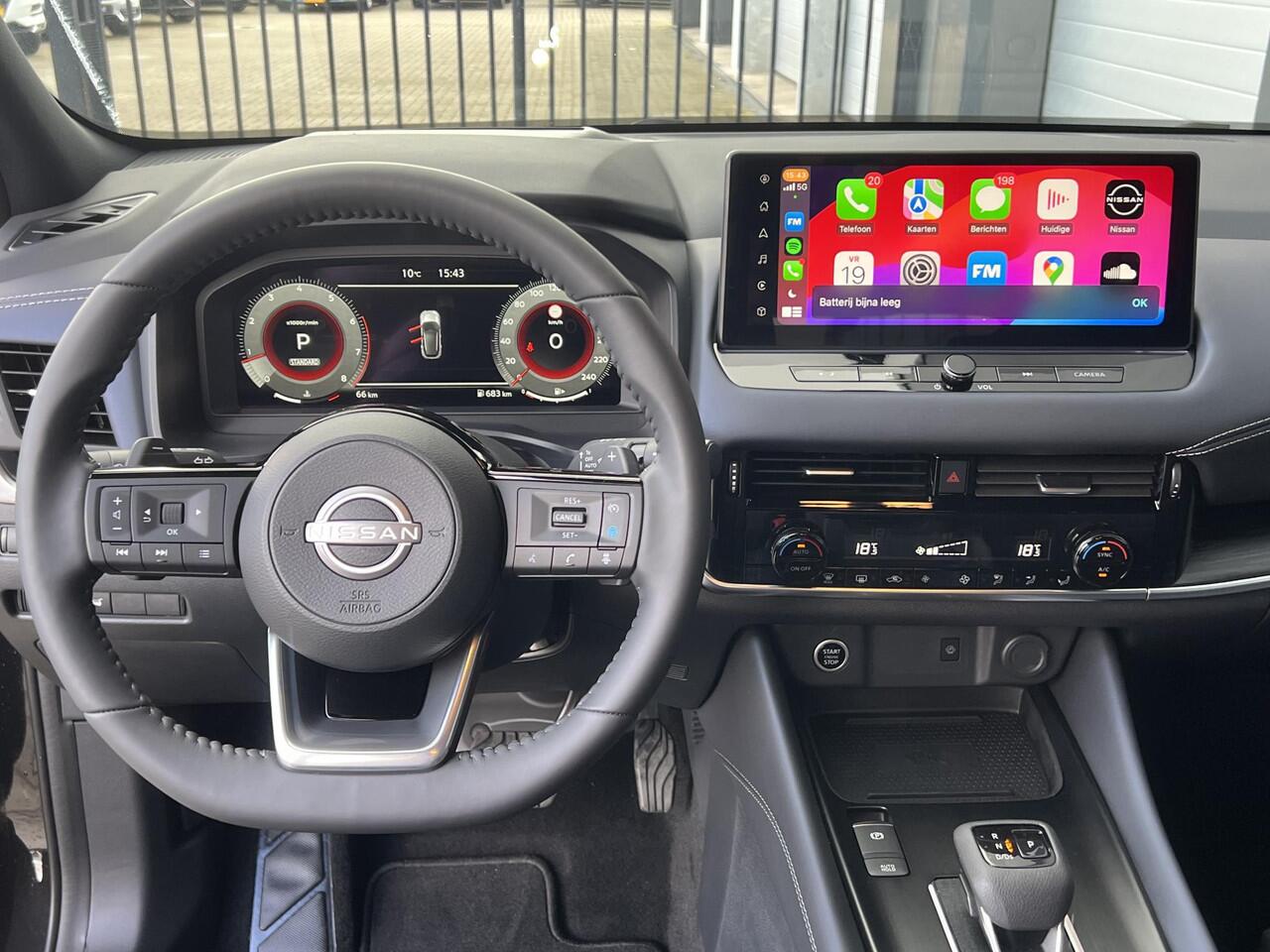 Nissan QASHQAI 1.3 MHEV 158 Xtronic Tekna | Apple Carplay/Android Auto | Navigatie | 360º Camera | 1.800 kg Trekgewicht |