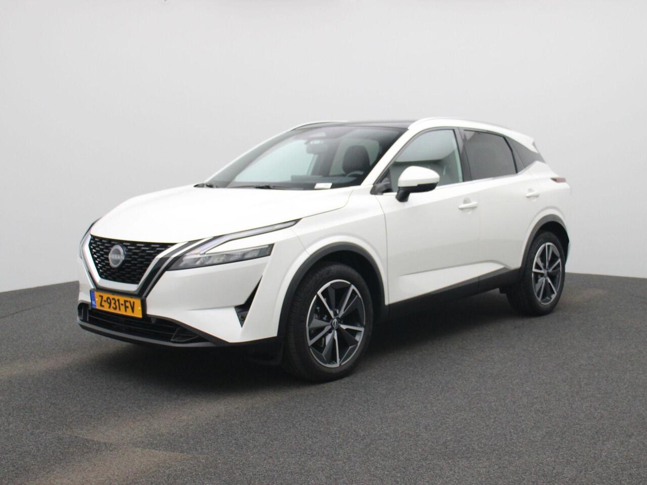 Nissan QASHQAI 1.3 MHEV Xtronic Tekna BTW|AUTOMAAT| OCCASION LEASE MOGELIJK op aanvraag| Cruise/Climate Control| Electr verst best stoel / Achterklep| 360 Camera | Navigatie |Panoramadak