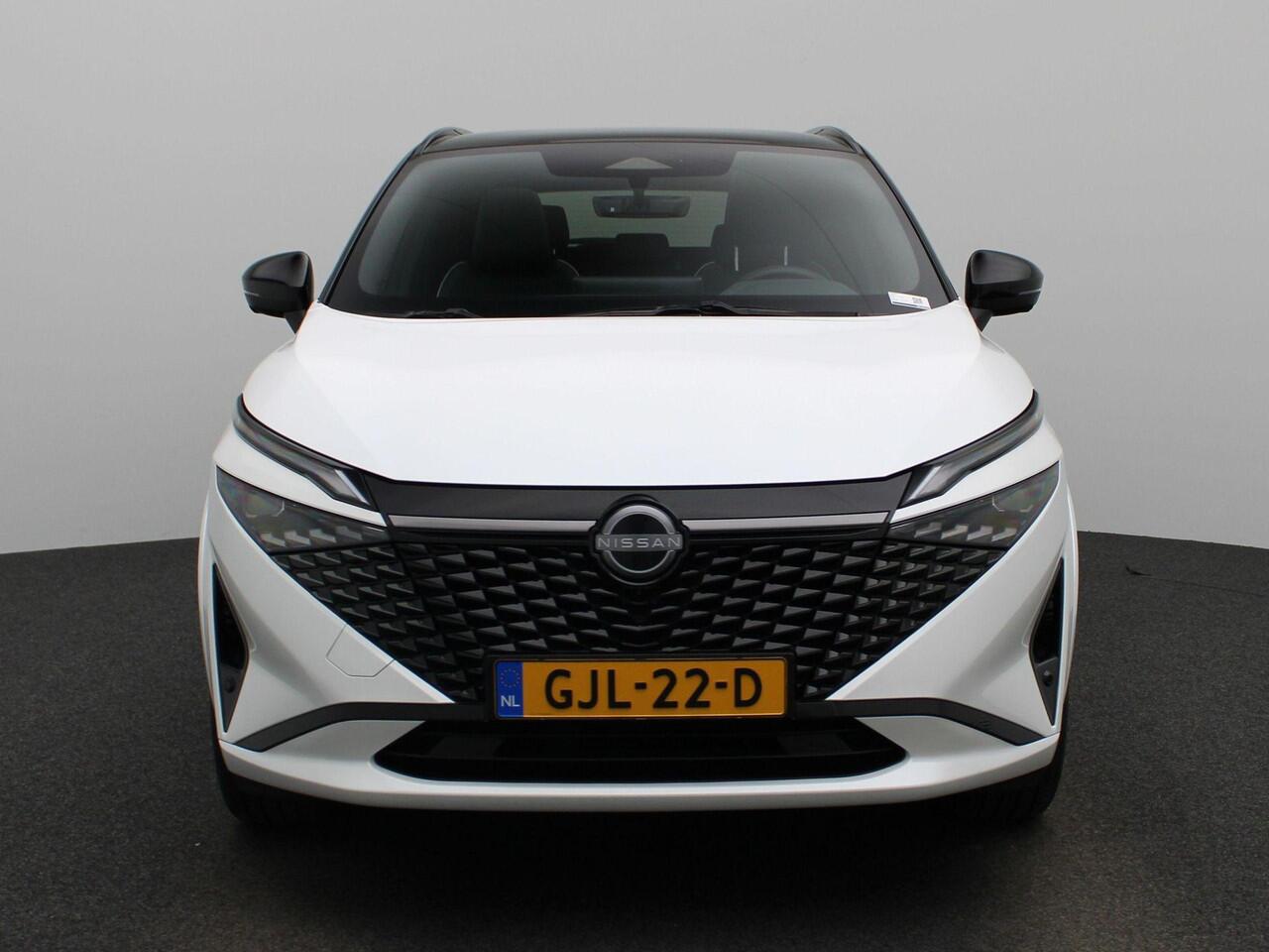 Nissan QASHQAI 1.5 e-Power N-Design | Stuur- voorruit- en stoelverwarming | Apple Carplay & Android Auto | 360 camera | Parkeersensoren | Two Tone | LMV | Google Maps NAVI | Leder | Cold Pack