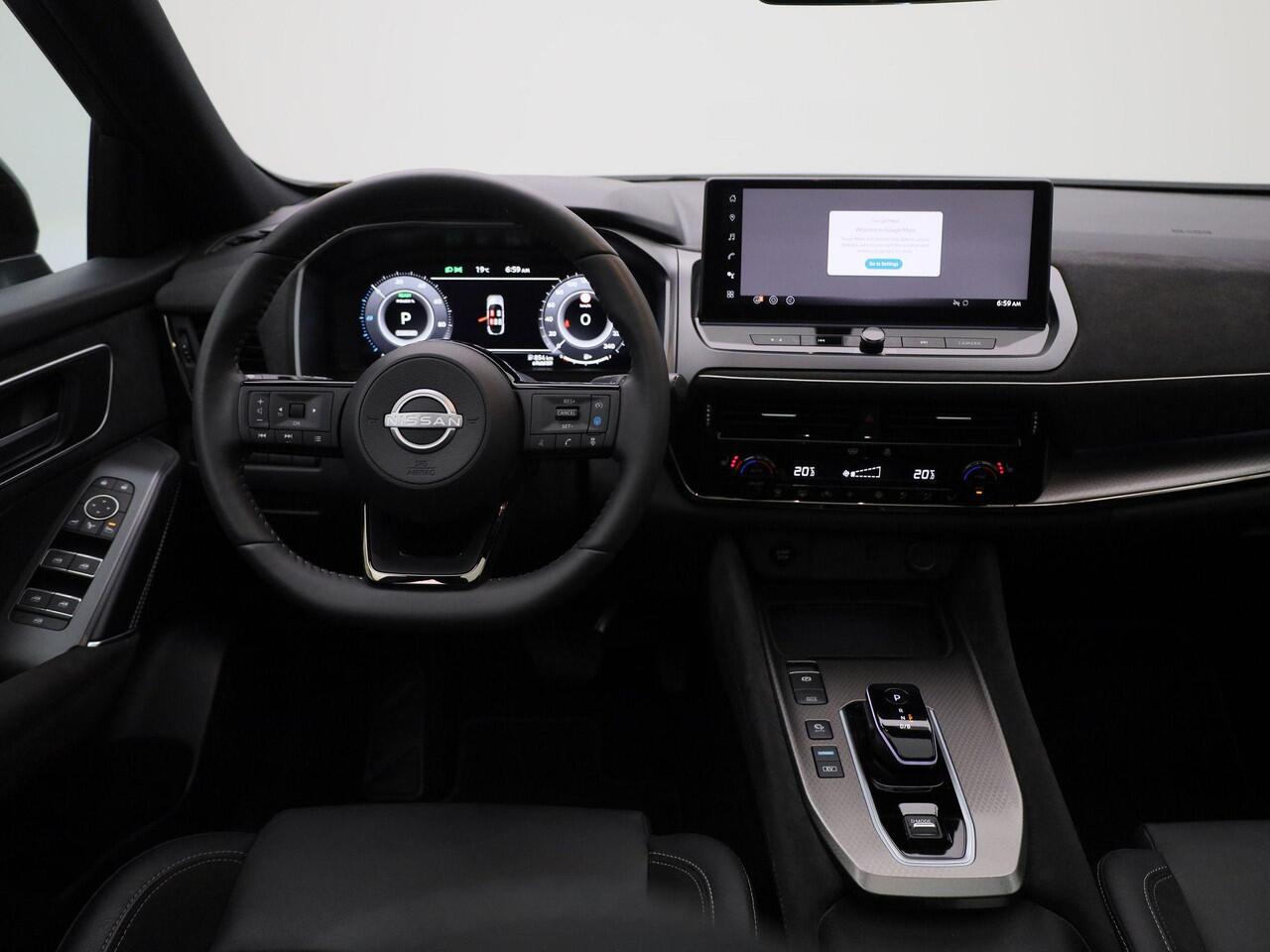 Nissan QASHQAI 1.5 e-Power N-Design | Stuur- voorruit- en stoelverwarming | Apple Carplay & Android Auto | 360 camera | Parkeersensoren | Two Tone | LMV | Google Maps NAVI | Leder | Cold Pack