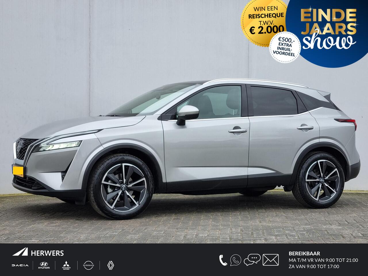 Nissan QASHQAI 1.3 MHEV Xtronic Tekna / Trekhaak (1.800 kg ) / All season banden / Apple carplay / Android auto / Head-up Display / Elektrische kofferbak