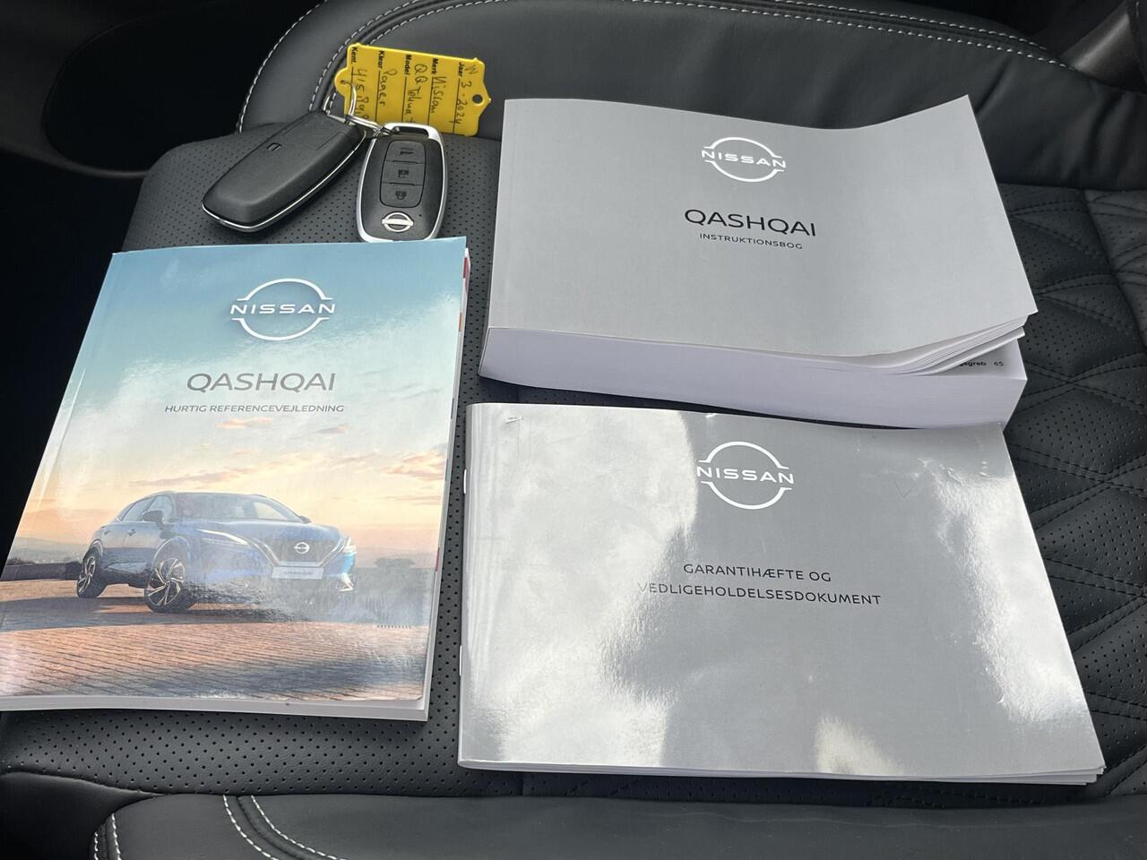 Nissan QASHQAI 1.3 MHEV Xtronic Tekna Plus / HUD / Panoramadak / Allseason banden / Trekgewicht 1800 kg / Elektrische achterklep / Stoel met massage functie / Rondomzicht camera / Stuur-, Stoel en Voorruit verwarming / Bose Audio Systeem /