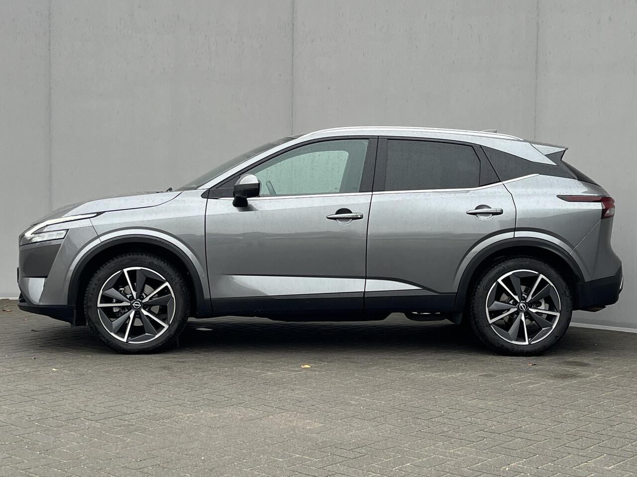 Nissan QASHQAI 1.3 MHEV Xtronic Tekna / Vaste Trekhaak 13-polig (Trekgewicht 1.800kg) / Panoramadak / 360° Camera / HUD / Adaptieve Cruise Control / Apple Carplay & Android Auto / Navigatie full map / Keyless Entry & Start / Climate Control