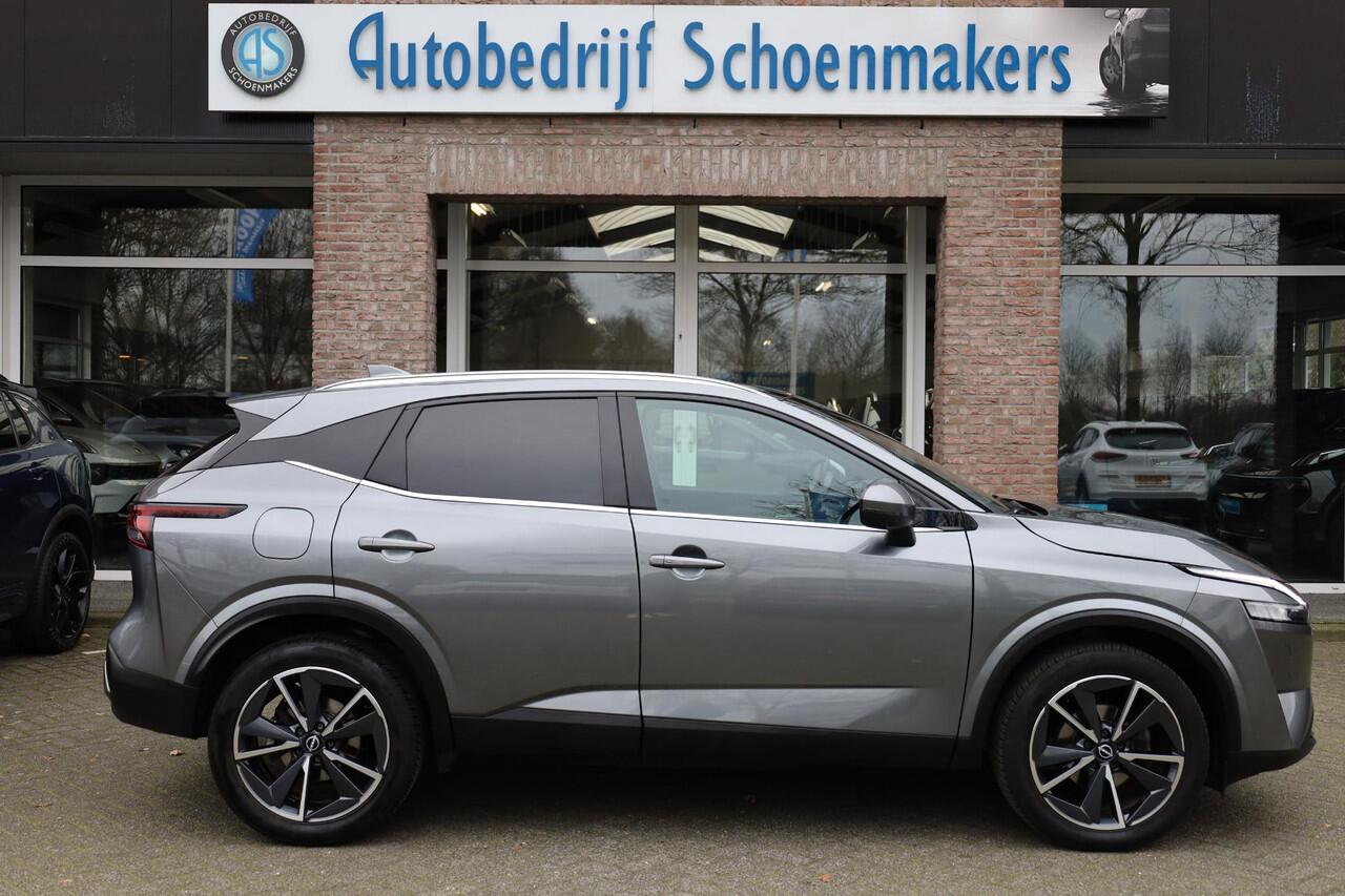 Nissan QASHQAI 1.3 MHEV Xtronic Tekna Plus PANO HUD MASSAGE MEMORY CARPLAY 360-CAM LEER STOEL/STUUR/RUITVERW. DAB ACC 2XPDC 19''LMV ENZ.ENZ.