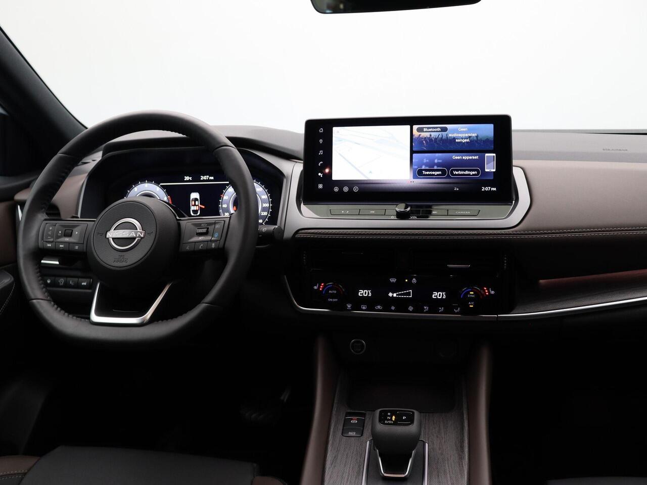 Nissan QASHQAI 158pk MHEV Xtronic Tekna | Pilot assist | Stoel, stuur en voorruitverwarming | Lederen bekleding | Google intergratie | Elketrisch verstelbare bestuurderstoel |