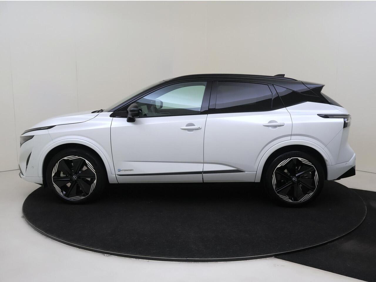 Nissan QASHQAI 1.5 e-Power 190PK N-Design | Panorama-dak | 360 Camera | Stoelverwarming | Lederen/alcantara bekleding | Adaptive Cruise Control | Google Navigatie