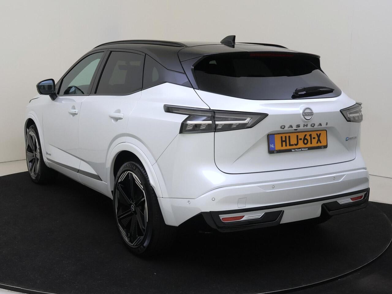 Nissan QASHQAI 1.5 e-Power 190PK N-Design | Panorama-dak | 360 Camera | Stoelverwarming | Lederen/alcantara bekleding | Adaptive Cruise Control | Google Navigatie