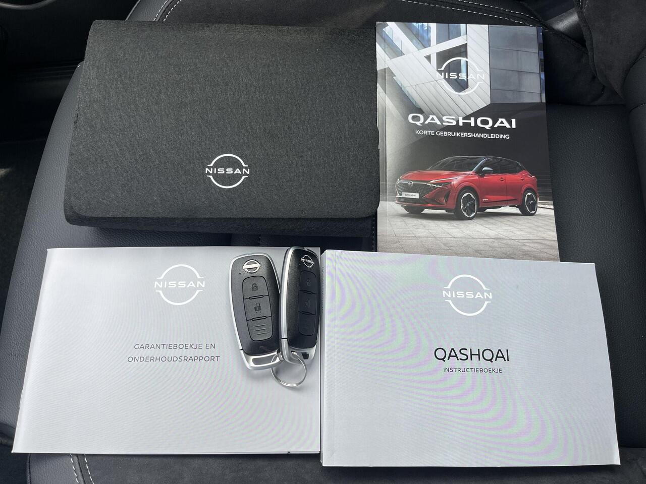 Nissan QASHQAI 1.3 MHEV Xtronic N-Design Automaat / ¤4.000,- Nissan Voorraadvoordeel / NIEUW uit voorraad leverbaar! / Panoramadak / Googlemaps Navigatie / 360° Camera / Stuur- en Stoelverwarming voor / Voorruit Verwarming / Adaptieve Cruise Control / Climate Control / 
