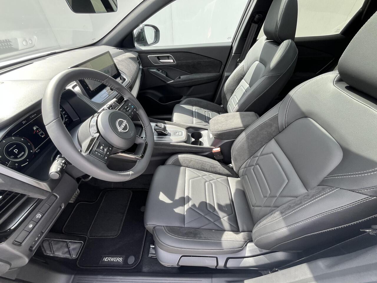 Nissan QASHQAI 1.3 MHEV Xtronic N-Design Automaat / ¤4.000,- Nissan Voorraadvoordeel / NIEUW uit voorraad leverbaar! / Panoramadak / Googlemaps Navigatie / 360° Camera / Stuur- en Stoelverwarming voor / Voorruit Verwarming / Adaptieve Cruise Control / Climate Control / 