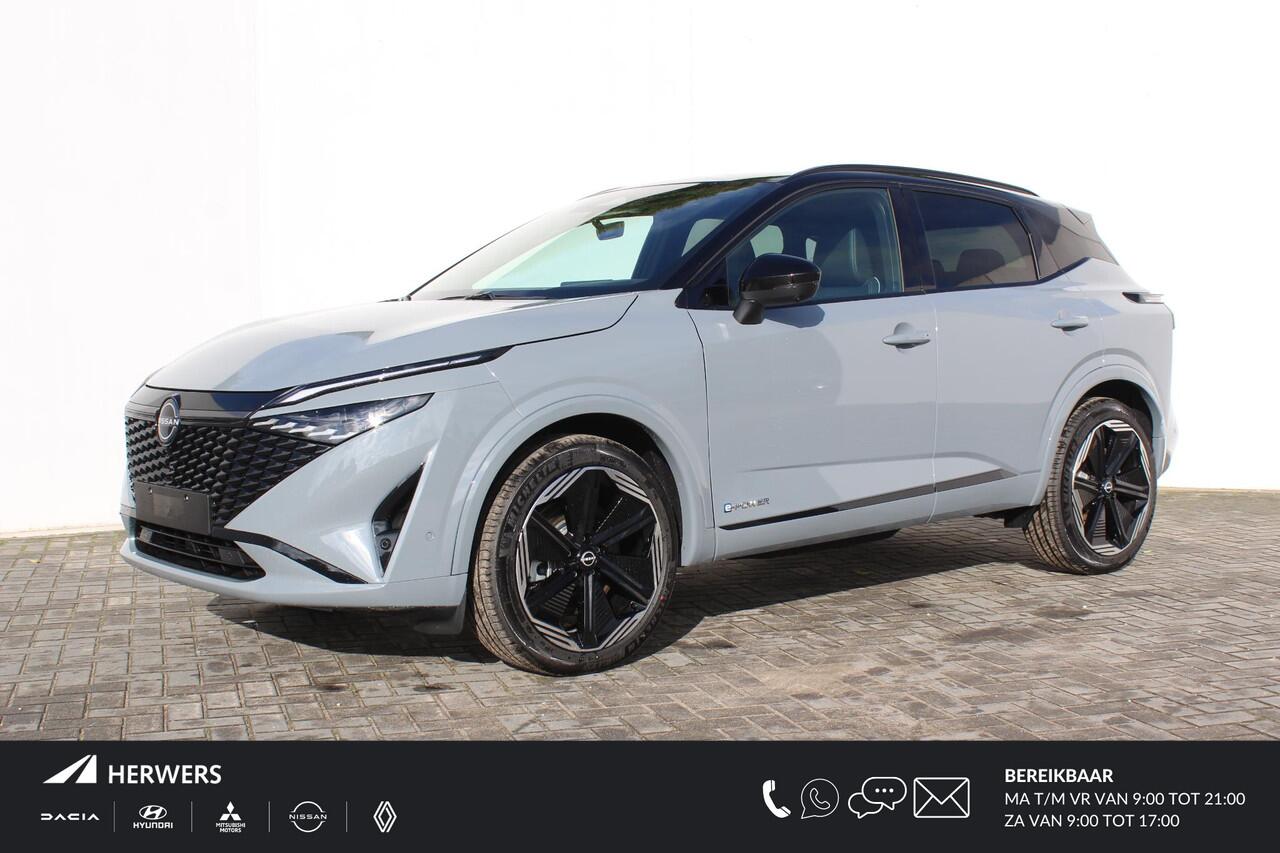 Nissan QASHQAI 1.5 e-Power N-Design Automaat / ¤6500,- Nissan Voorraadvoordeel / NIEUW uit voorraad leverbaar! / Cold Pack / Panorama dak