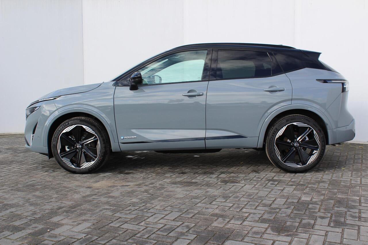 Nissan QASHQAI 1.5 e-Power N-Design Automaat / ¤6500,- Nissan Voorraadvoordeel / NIEUW uit voorraad leverbaar! / Cold Pack / Panorama dak