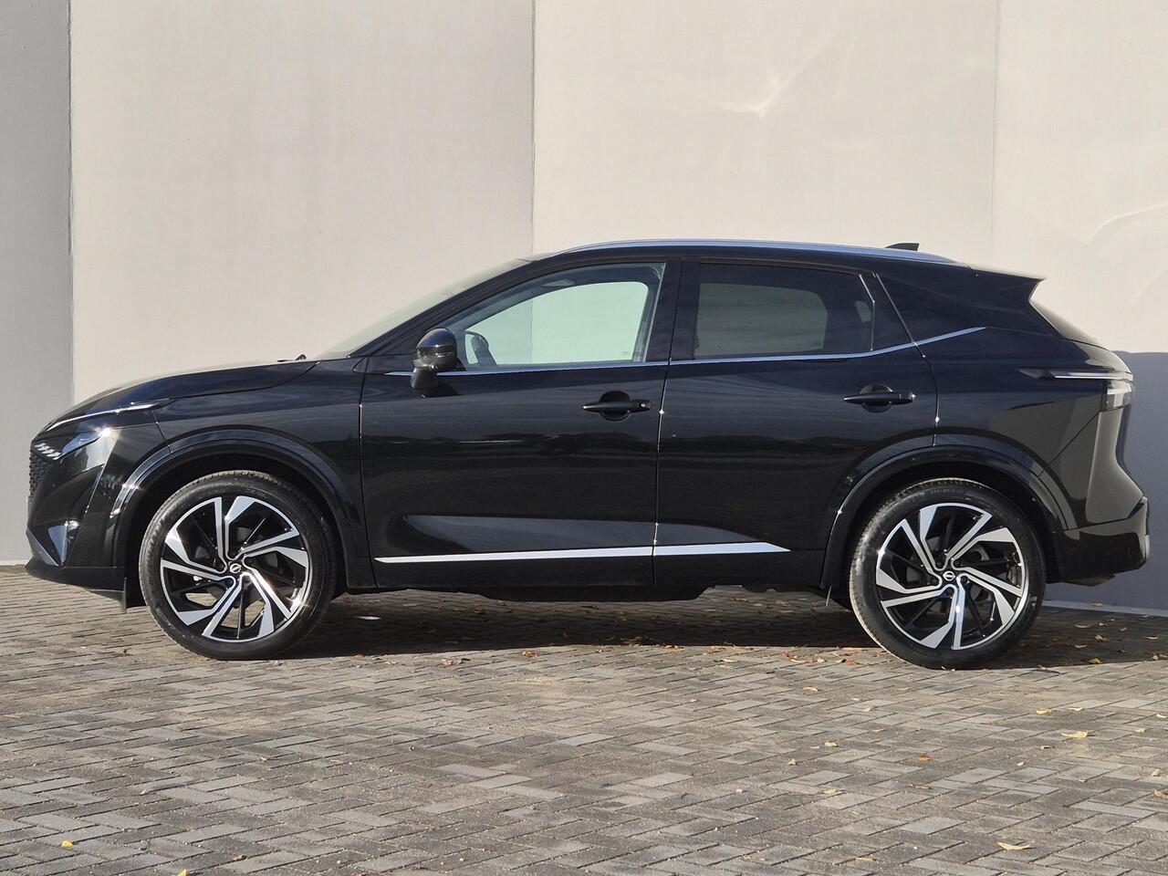 Nissan QASHQAI 1.3 MHEV Xtronic Tekna Plus Automaat / Nieuw Model / Facelift / 1800kg Trekgewicht / HUD / Apple Carplay Android Auto / Panoramadak / Stuur-, Stoel en Voorruitverwarming / Elektrische achterklep / Stoel met massage functie /