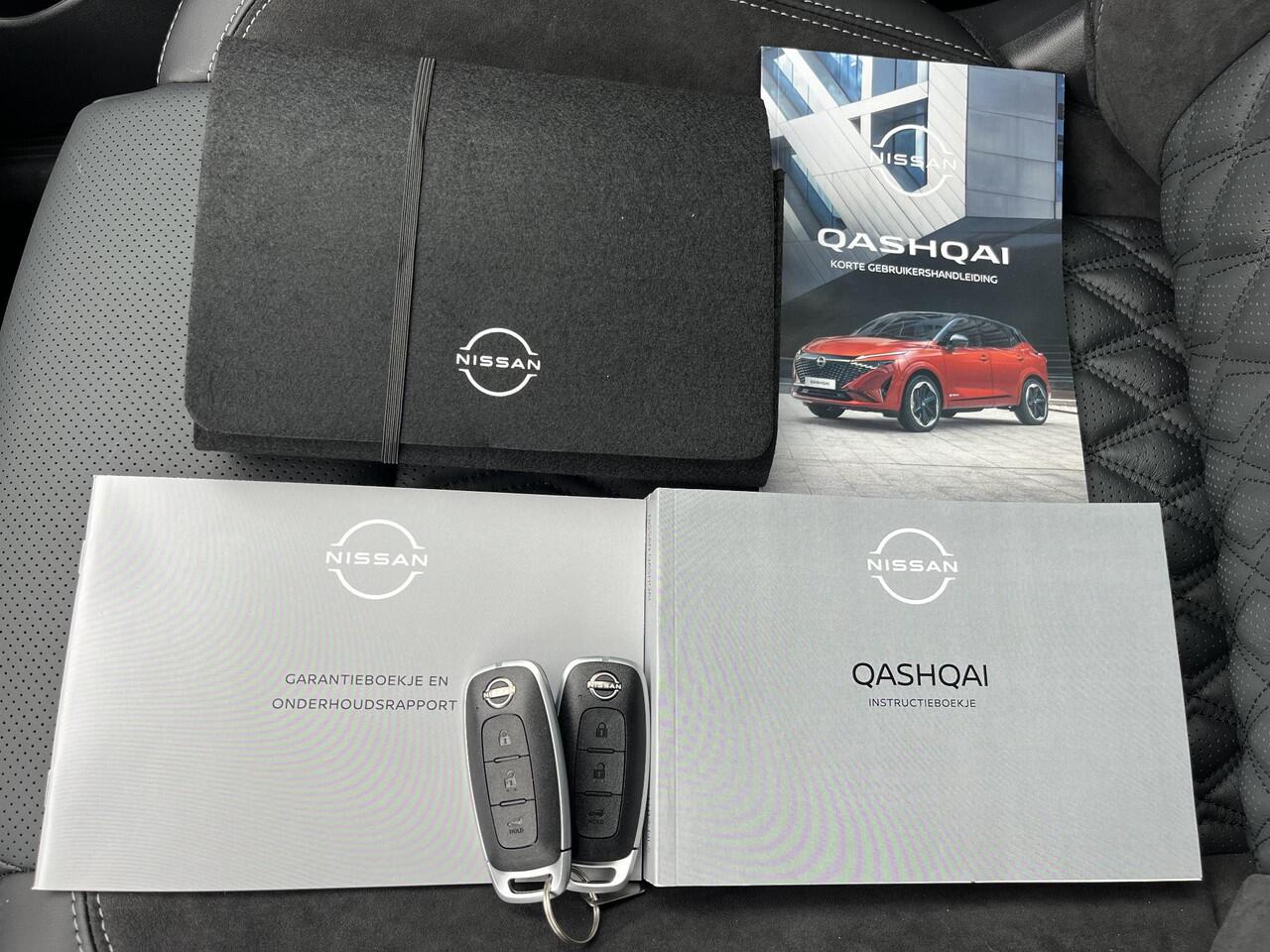 Nissan QASHQAI 1.5 ePower Tekna Plus / ¤1.500 Nissan Voorraad Voordeel / NIEUW uit voorraad leverbaar! / Panoramadak / HUD / 360° Camera / Google Maps Navigatie / Stuur- en Stoelverwarming / Voorruitverwarming / Keyless Entry & Start / Massagefunctie / Elektrisch Verste