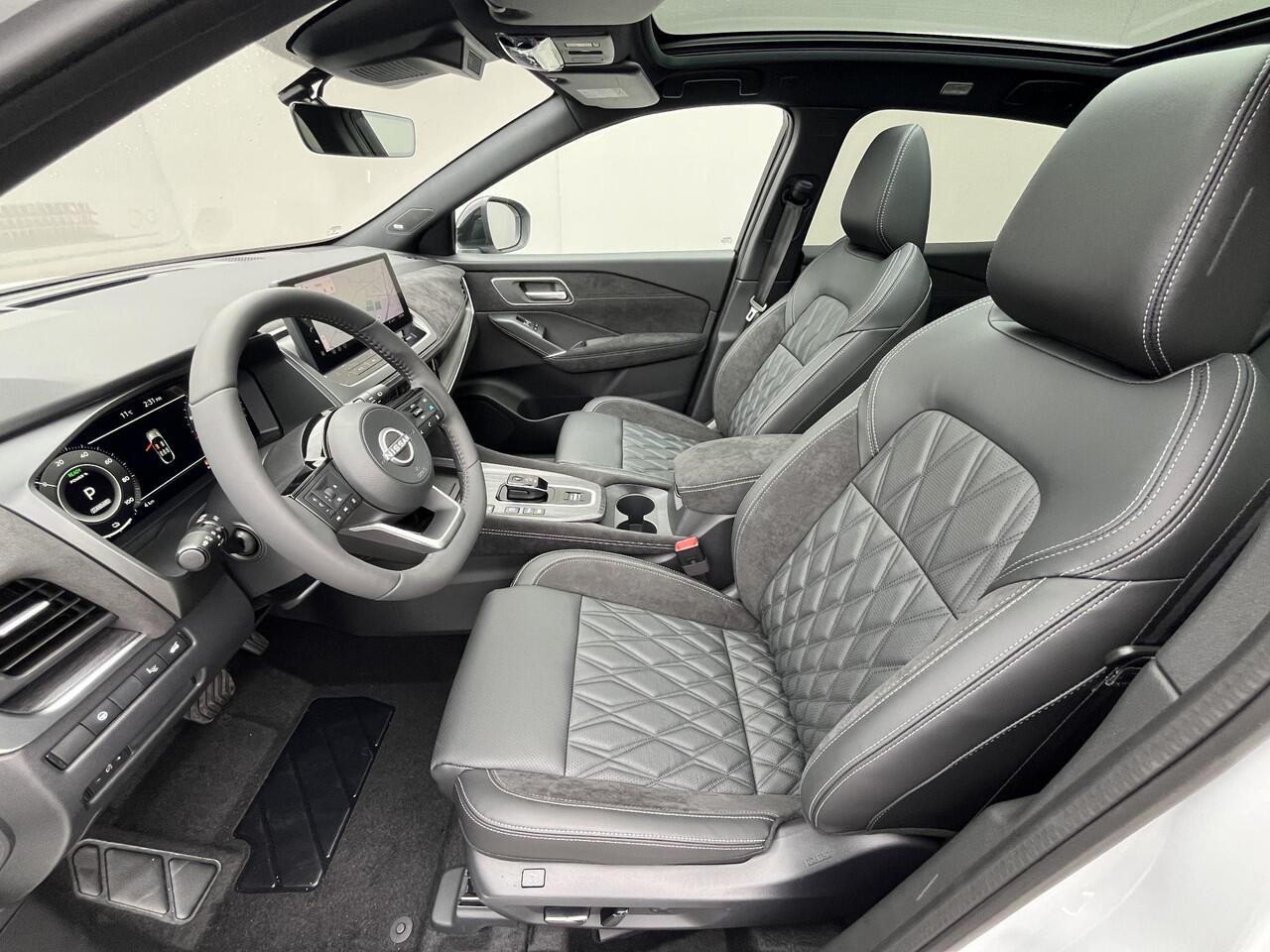 Nissan QASHQAI 1.5 ePower Tekna Plus / ¤1.500 Nissan Voorraad Voordeel / NIEUW uit voorraad leverbaar! / Panoramadak / HUD / 360° Camera / Google Maps Navigatie / Stuur- en Stoelverwarming / Voorruitverwarming / Keyless Entry & Start / Massagefunctie / Elektrisch Verste