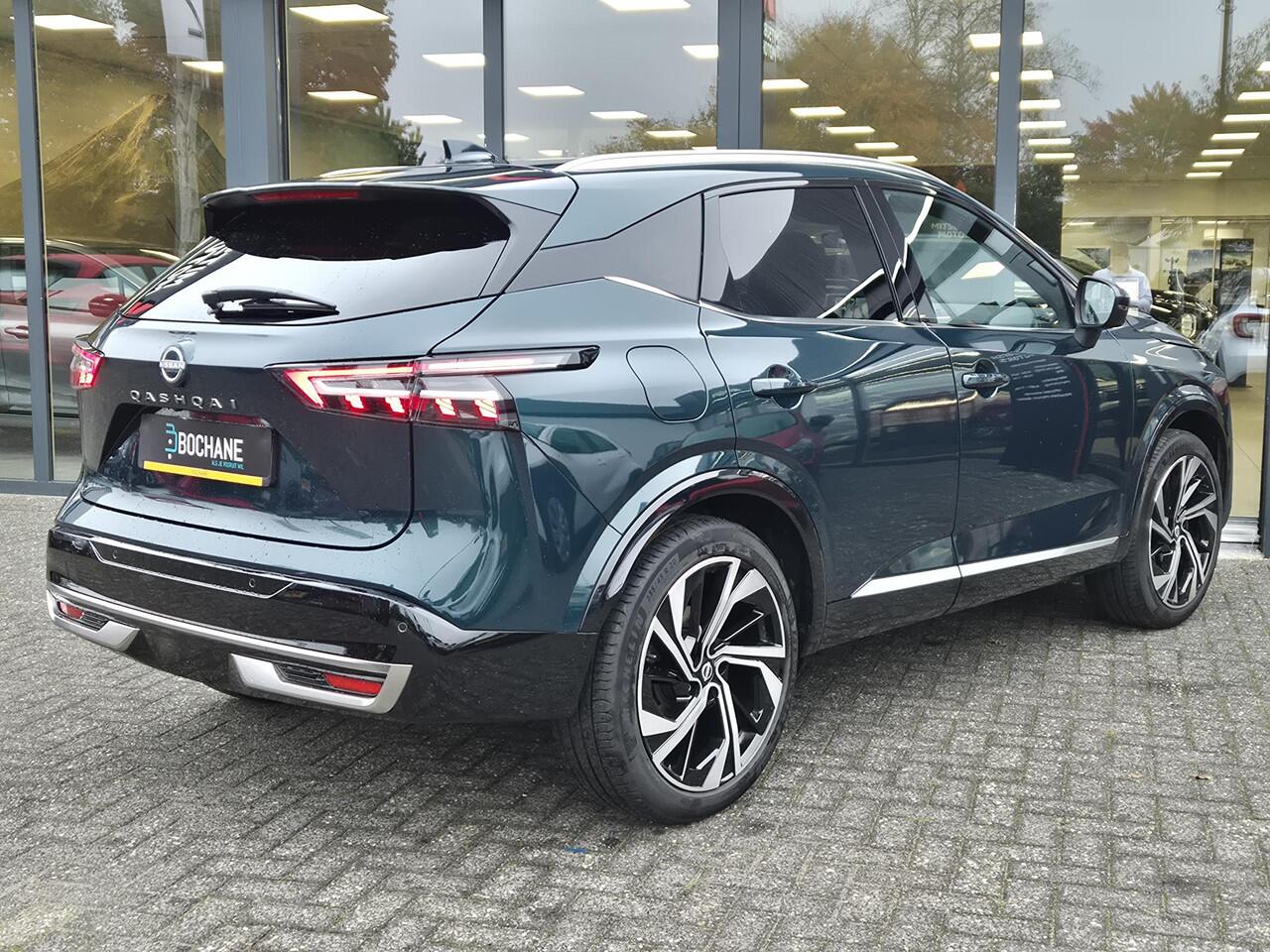 Nissan QASHQAI 1.3 MHEV Xtronic Tekna Plus | Ocean Deep | AppleCarplay | AndroidAuto | 360 Camera | Massage | Leder |