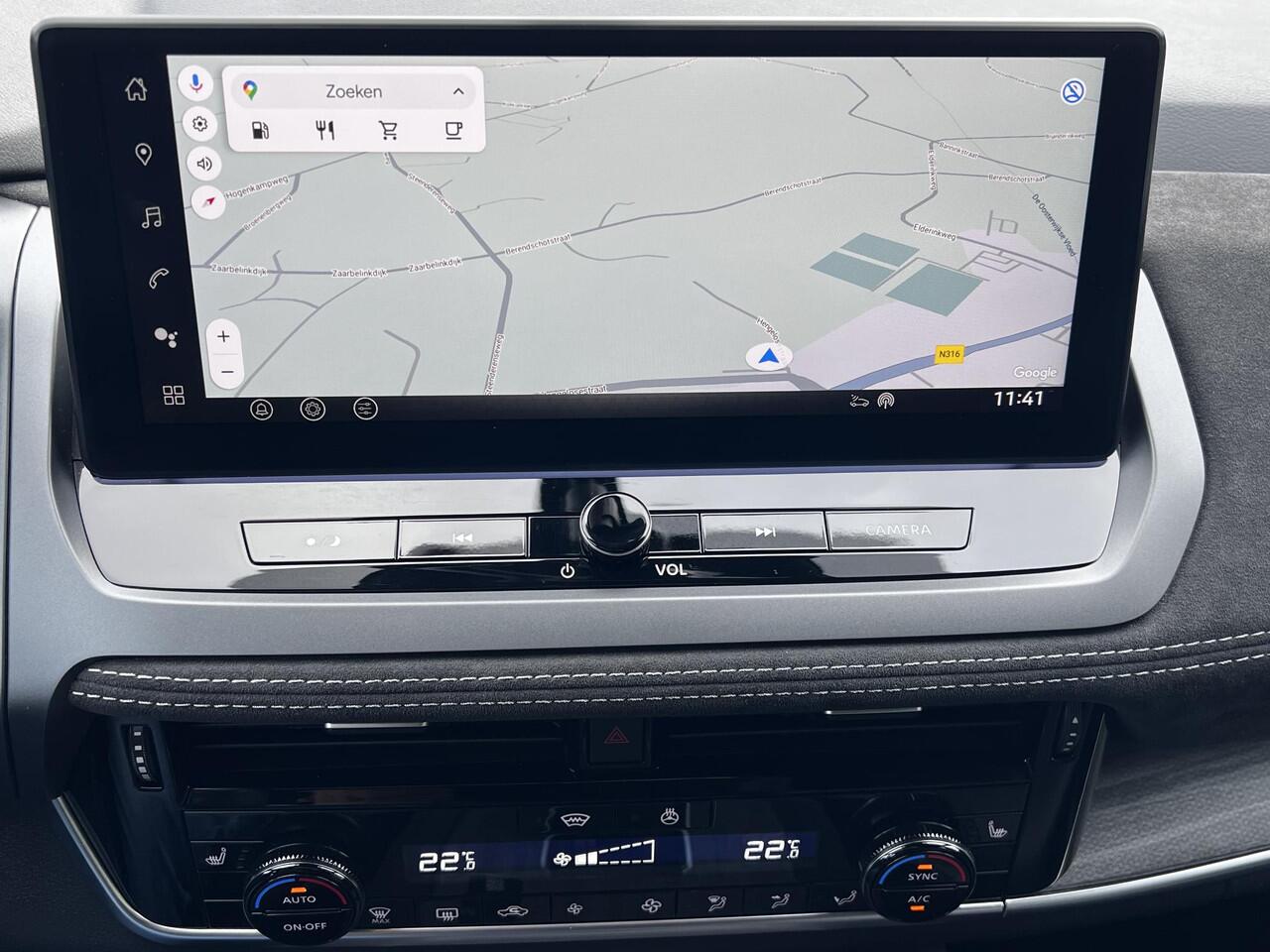 Nissan QASHQAI 1.3 MHEV Xtronic Tekna Plus Automaat / 1.800 kg trekgewicht / Panorama dak / Leder / Elektr. stoelen en klep / Navigatie / Adaptieve CC / HUD / Camera 360° / Stuur-, stoel- en voorruitverwarming / 20" LM wielen /