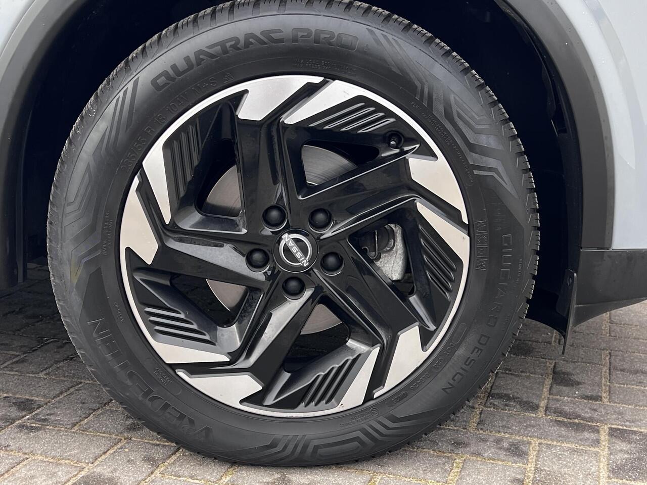 Nissan QASHQAI 1.3 MHEV Xtronic N-Connecta / Fabrieksgarantie tot 03-2028 / Facelift Nieuw Model / Cold Pack / HUD / Trekgewicht 1800 kg / Stuur-, Stoel en Voorruit verwarming / Elektrische achterklep / Camera 360° / Adaptief CC / Apple Carplay Android Auto /18" LM wie