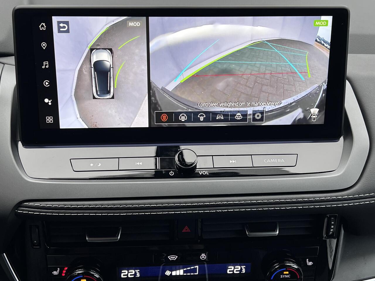 Nissan QASHQAI 1.3 MHEV Xtronic N-Connecta / Fabrieksgarantie tot 03-2028 / Facelift Nieuw Model / Cold Pack / HUD / Trekgewicht 1800 kg / Stuur-, Stoel en Voorruit verwarming / Elektrische achterklep / Camera 360° / Adaptief CC / Apple Carplay Android Auto /18" LM wie