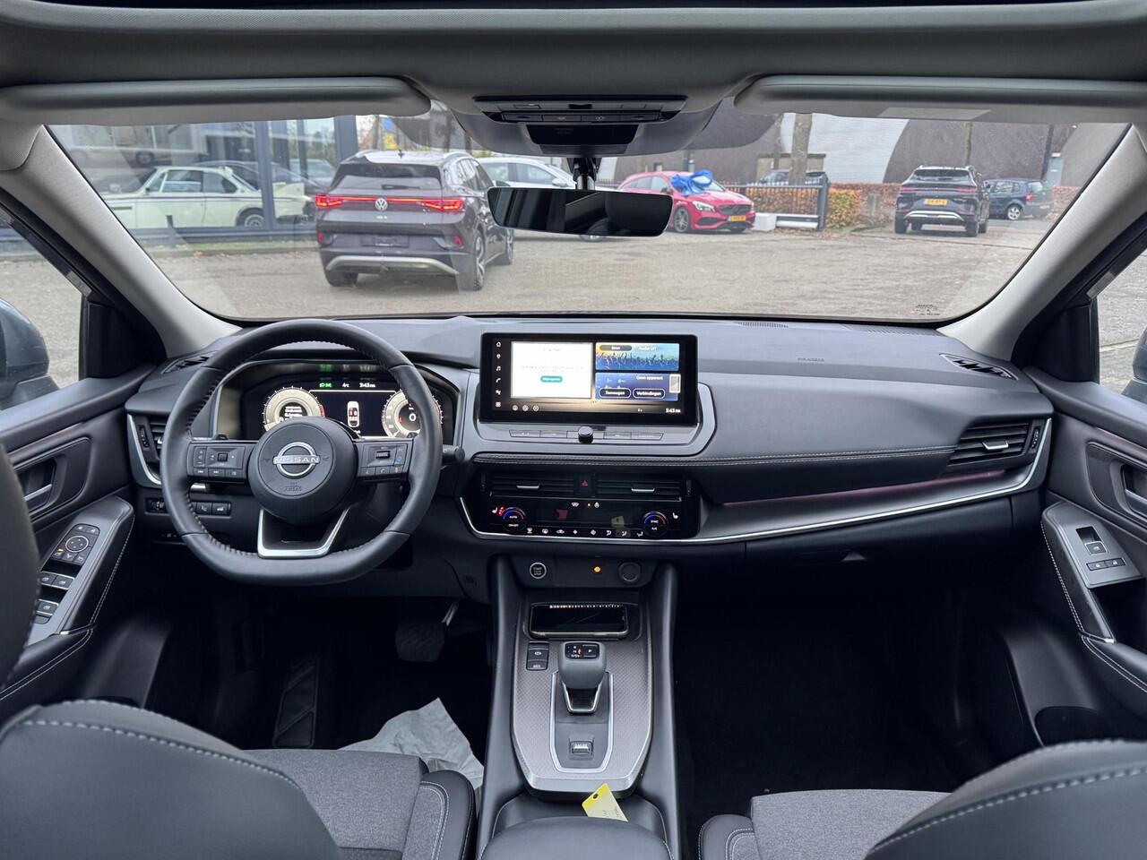 Nissan QASHQAI 1.3 MHEV Xtronic N-Connecta VAN: ¤37.900,- VOOR: ¤34.577,- UW EINDEJAARSVOORDEEL: ¤3.323,- | FABRIEKSGARANTIE| PANO| VOORRUITVERWARMING| STOEL + STUUR VERWARMING| 360 CAMERA| DODE HOEK| HEAD-UP| ELEK. ACHTERKLEP