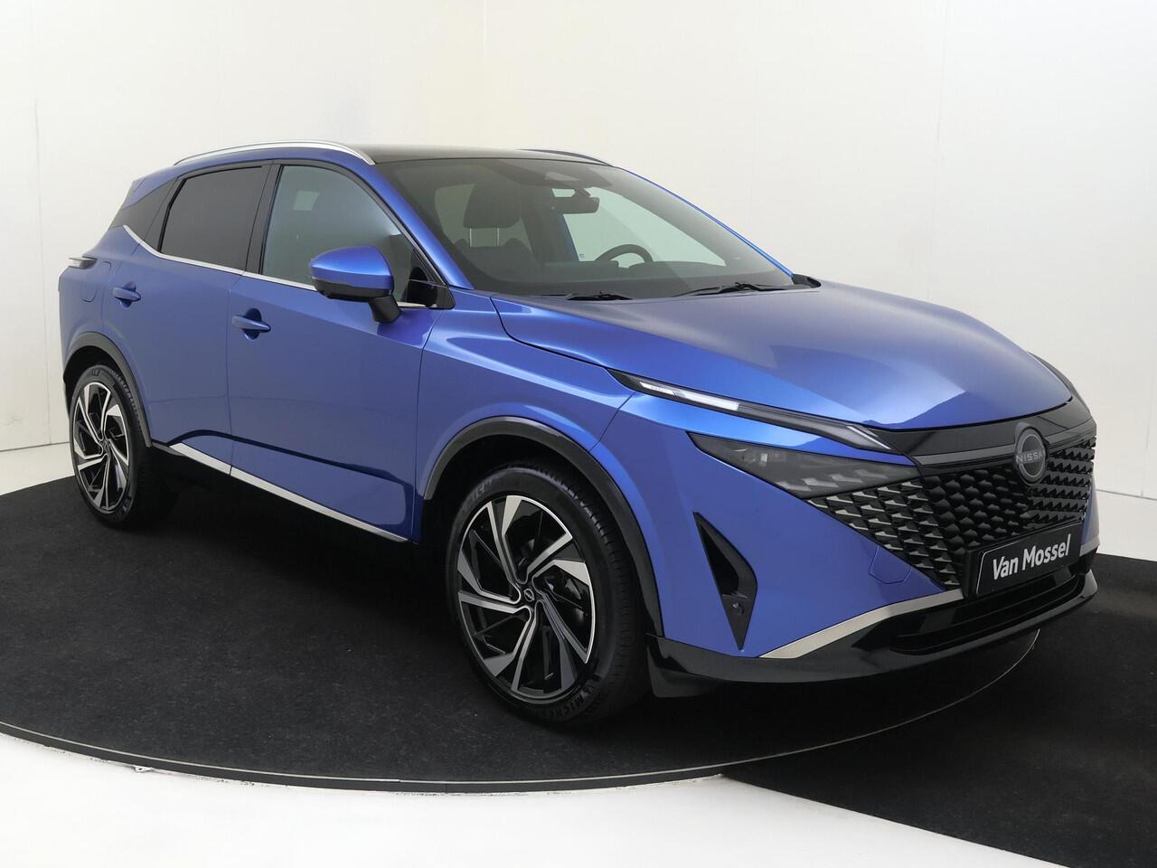 Nissan QASHQAI 1.3 MHEV Xtronic Tekna Plus 158PK | BOSE | Panorama-dak | 360 Camera | Stoelverwarming | Matrix LED | Head-up display | Lichtmetalen velgen 20" | Navigatie