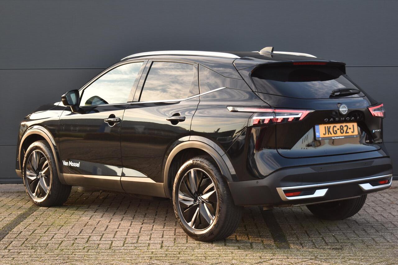 Nissan QASHQAI 1.5 ePower Tekna 205PK | Google Navigatie | Stoel- en Stuurverwarming | Panoramadak | Adaptieve Cruise Control | Matrix LED Verlichting | 360 Camera | Apple CarPlay & Android Auto | Direct Beschikbaar!
