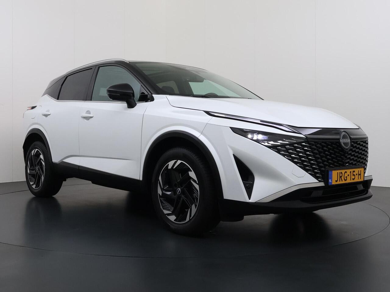 Nissan QASHQAI 1.3 MHEV Xtronic N-Connecta VAN ¤ 35.900,- VOOR ¤ 31.877,- UW LENTEVOORDEEL¤ 4.023,-! | FABRIEKSGARANTIE| PANO| VOORRUITVERWARMING| STOEL + STUUR VERWARMING| 360 CAMERA| DODE HOEK| HEAD-UP| ELEK. ACHTERKLEP