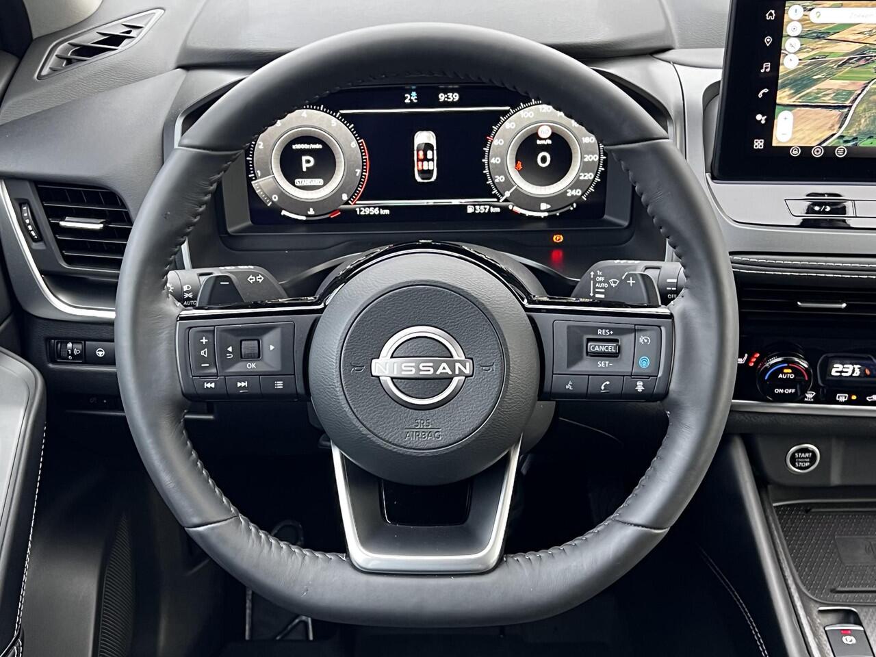 Nissan QASHQAI 1.3 MHEV Xtronic N-Connecta Automaat / Fabrieksgarantie tot 05-2028 / 1.800 kg trekgewicht / Navigatie / Cold Pack / Stuur-, stoel- en voorruitverwarming / Apple Carplay Android / 18" LM wielen /