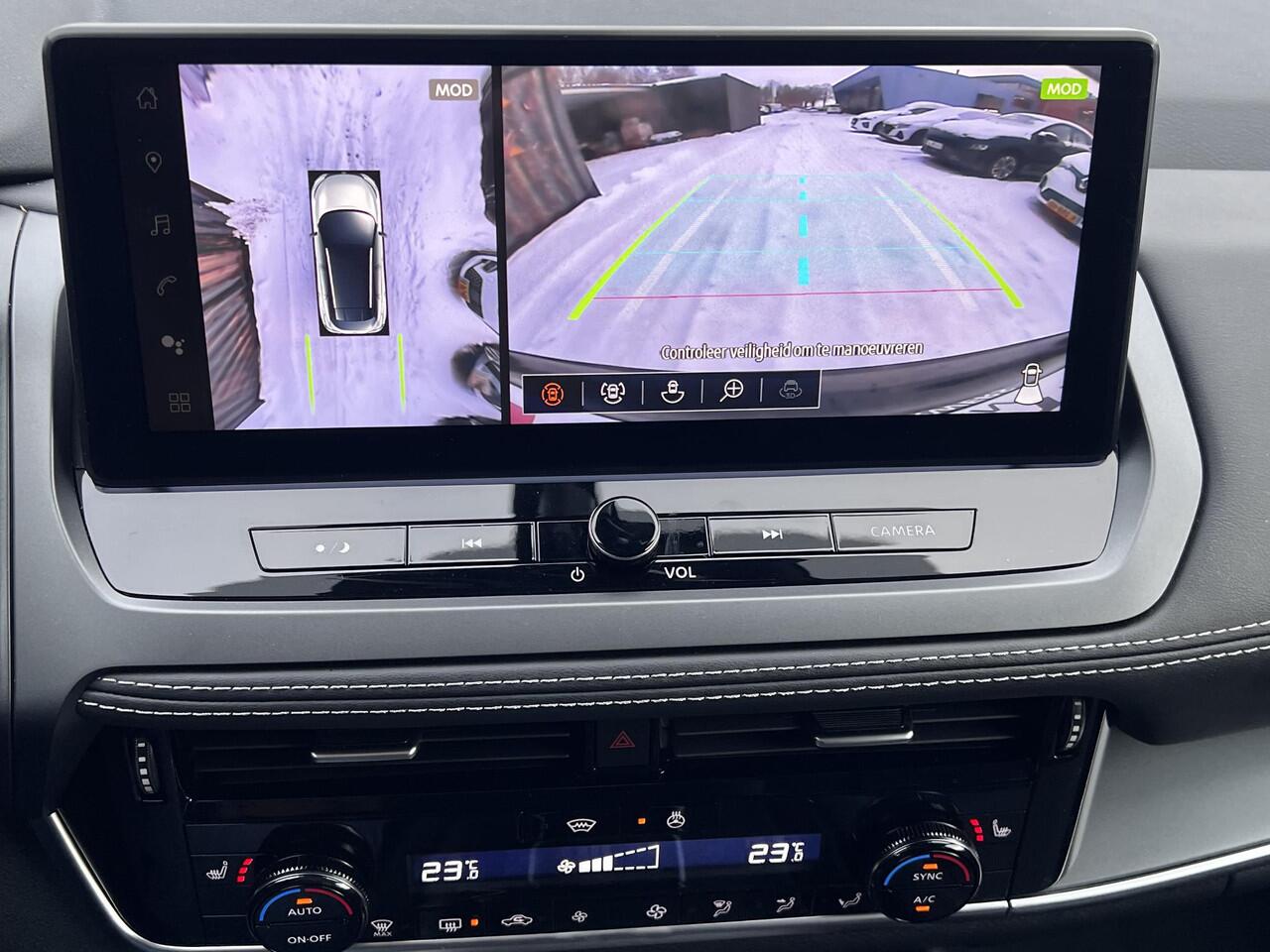 Nissan QASHQAI 1.3 MHEV Xtronic N-Connecta Automaat / Fabrieksgarantie tot 05-2028 / 1.800 kg trekgewicht / Navigatie / Cold Pack / Stuur-, stoel- en voorruitverwarming / Apple Carplay Android / 18" LM wielen /