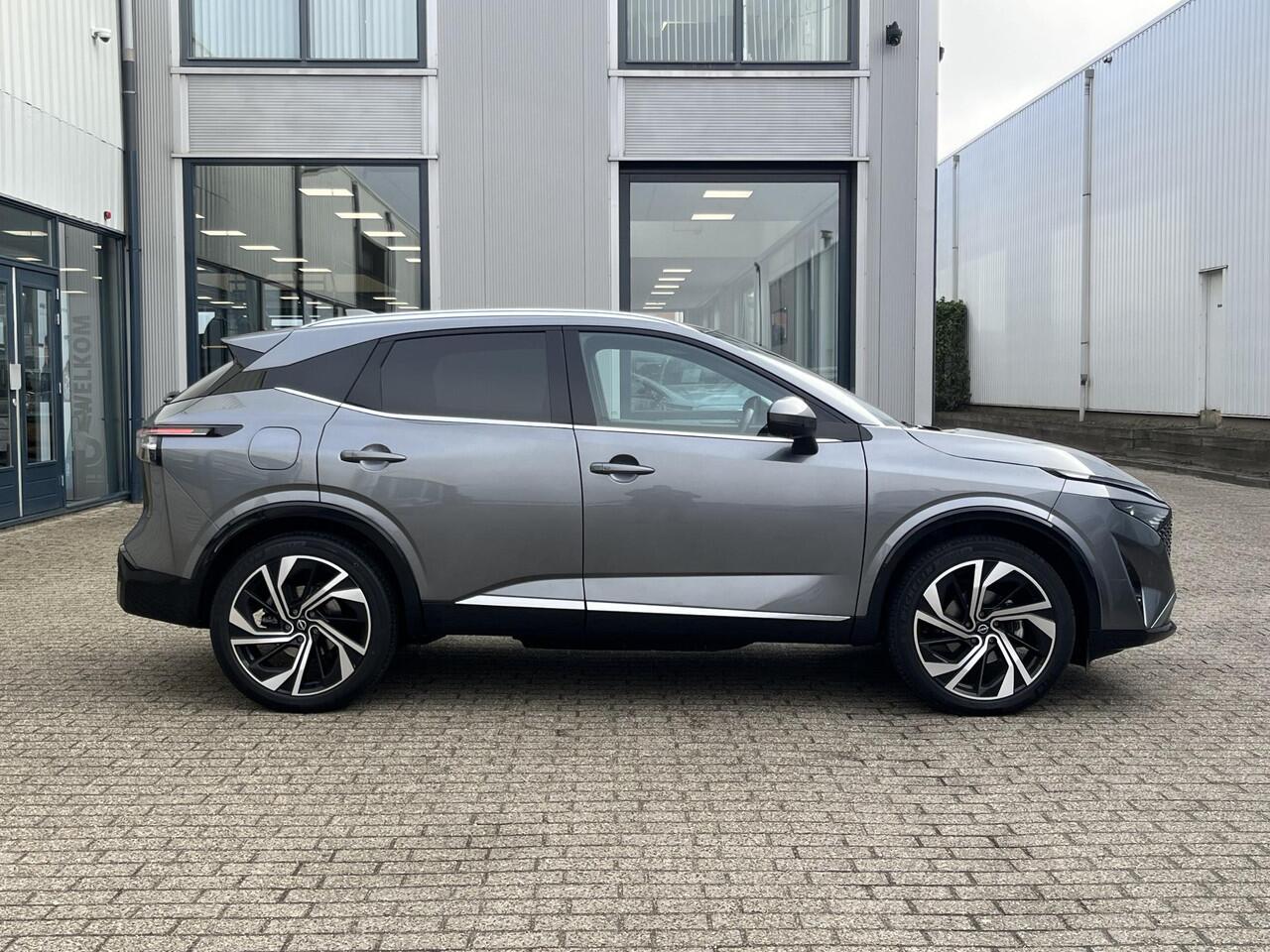 Nissan QASHQAI 1.3 MHEV Xtronic Tekna Plus | Navi/Clima/Adapt.Cruise/Head-Up/Leder/Apple Car-Play-Android Auto/Stoel+Stuur+voorruitverwarming