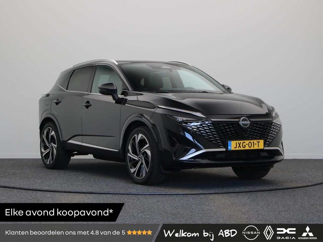 Nissan QASHQAI 158pk MHEV Xtronic Tekna Plus | Panorma dak | Lederen bekleding | BOSE audio | Rondomzicht camera | Sfeerverlichting | Pilot Assist | 1800KG trekgewicht! |