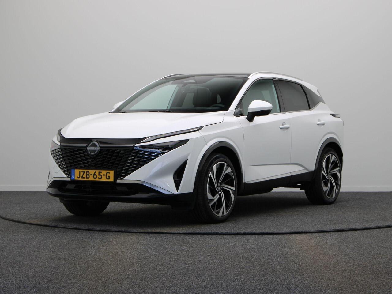 Nissan QASHQAI 158pk MHEV Xtronic Tekna Plus | Panorma dak | Lederen bekleding | BOSE audio | Rondomzicht camera | Sfeerverlichting | Pilot Assist | 1800KG trekgewicht! |