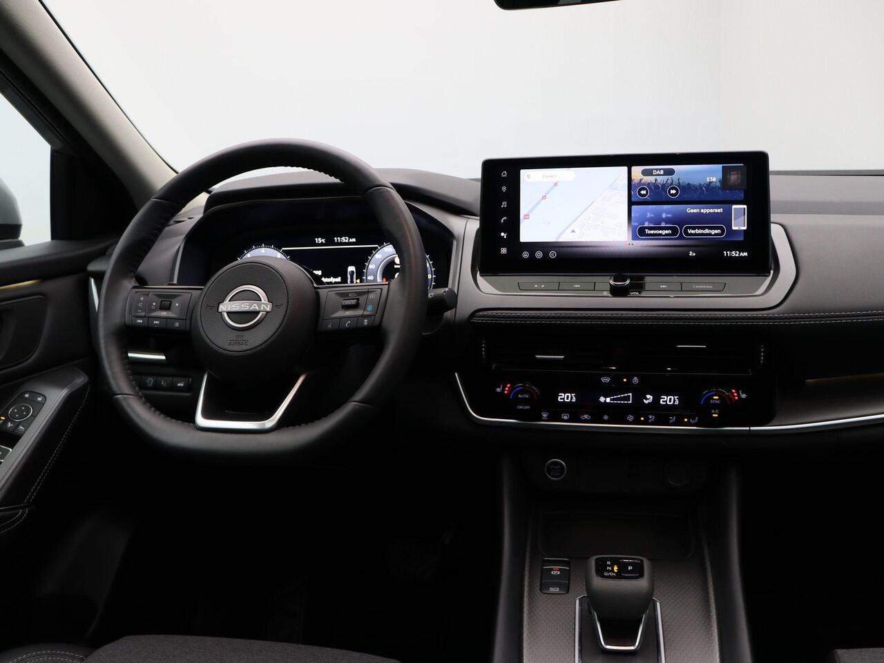 Nissan QASHQAI 158pk MHEV Xtronic N-Connecta | Trekhaak | Pilot Assist | Rondomzicht Camera | Stoel, Stuur, Voorruitverwarming| Keyles Entery | 1800KG trekgewicht |