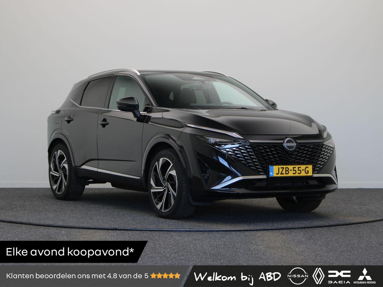 Nissan QASHQAI 158pk MHEV Xtronic Tekna Plus | Panorma dak | Lederen bekleding | BOSE audio | Rondomzicht camera | Sfeerverlichting | Pilot Assist | 1800KG trekgewicht! |