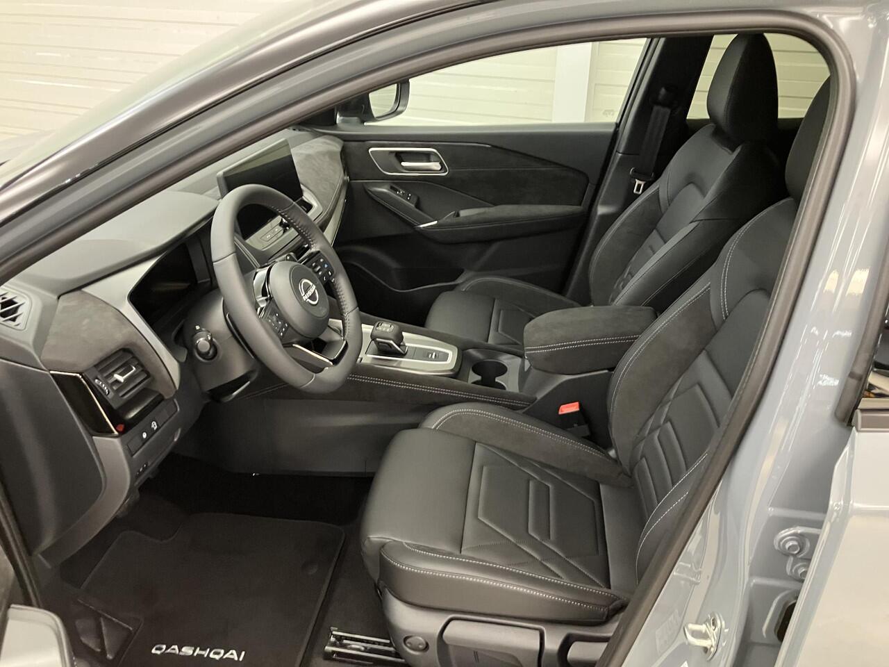 Nissan QASHQAI 1.3 MHEV Xtronic N-Design / ¤5000,- Nissan Voorraadvoordeel / Nieuw uit Voorraad Leverbaar / Panoramadak / Stoel- en Stuurverwarming / Verwarmde Voorruit /