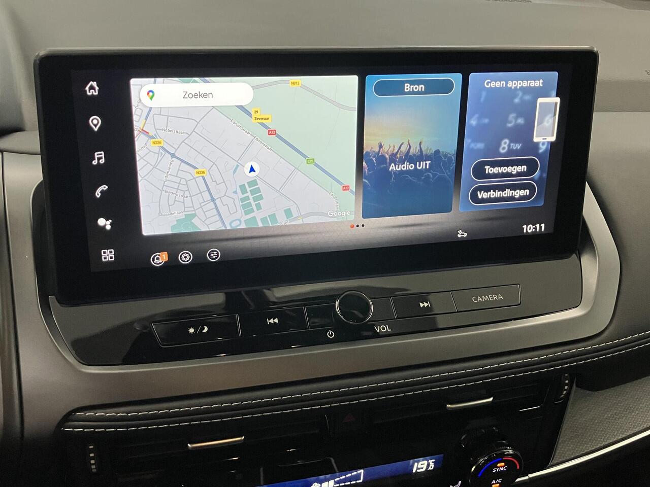 Nissan QASHQAI 1.5 e-Power Tekna / Demonstratieauto / Trekhaak / All Seasonbanden / Google Maps Navigatie / 360 Graden Camera / Adaptive Cruise Control / Lederen Bekleding / Climate Control / Elektrische Stoelverstelling met Geheugenfunctie / Elektrische Kofferbak /