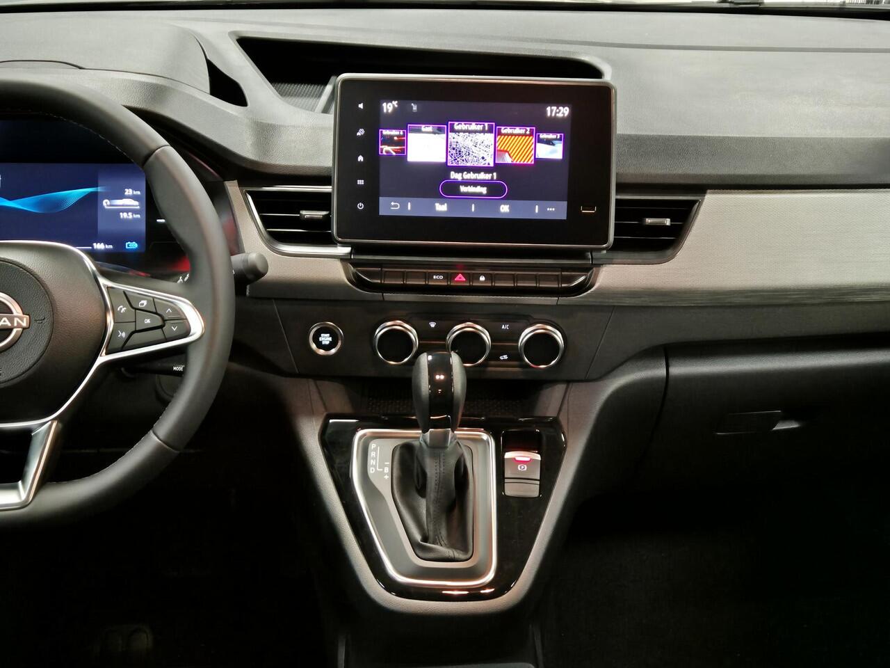 Nissan Townstar Evalia N-Connecta L2 45 kWh 7 zitplaatsen | Vegan 1/2 lederen interieur | LM velgen, etc | NIEUW
