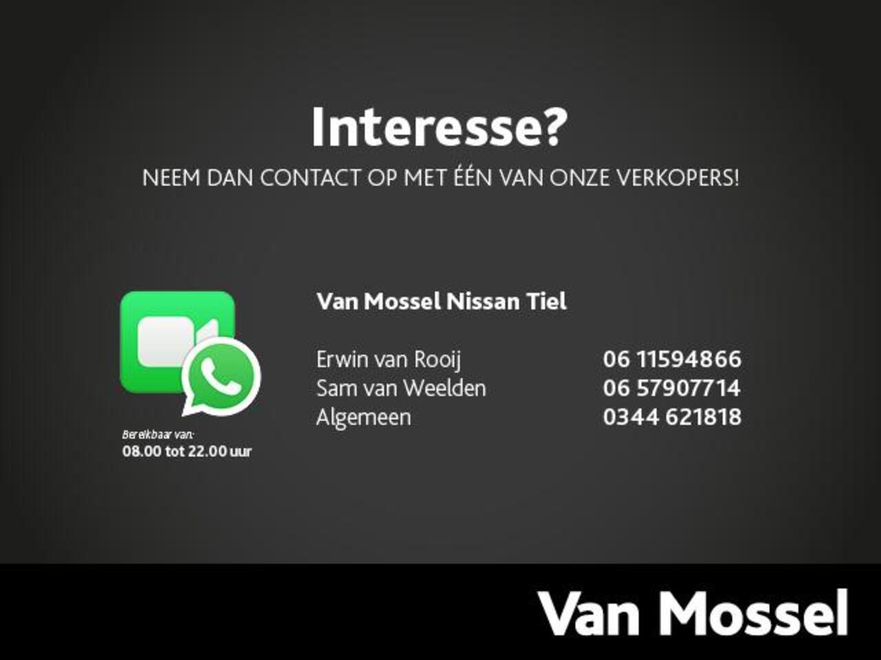 Nissan Townstar Evalia N-Connecta L2 45 kWh 123PK | Rijklaarprijs! | 7 Persoons | Achteruitrijcamera | Navigatie | Lederen Bekleding | Apple CarPlay & Android Auto | Nieuw uit voorraad leverbaar!