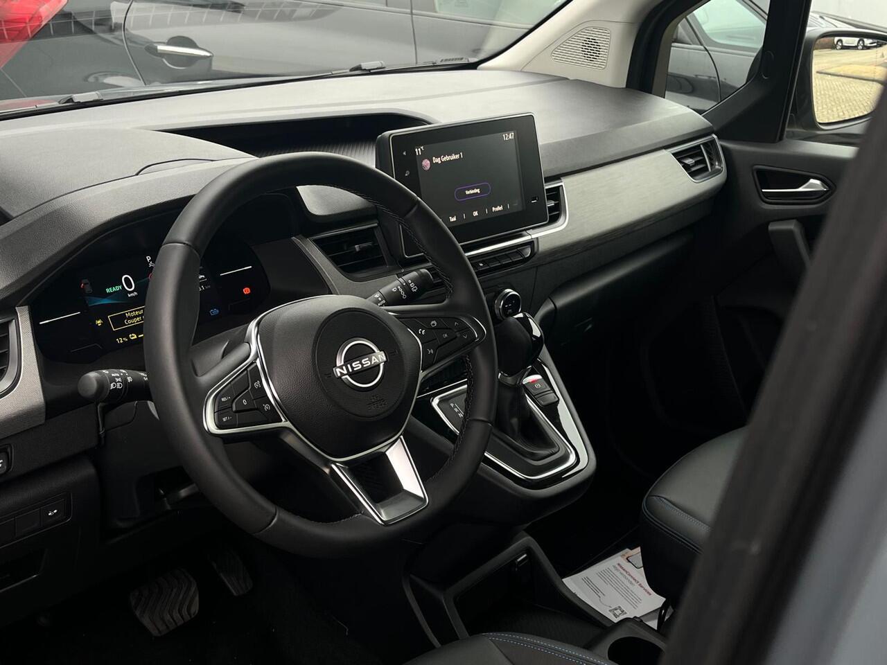 Nissan Townstar Evalia N-Connecta L2 45 kWh 123PK | Rijklaarprijs! | 7 Persoons | Achteruitrijcamera | Navigatie | Lederen Bekleding | Apple CarPlay & Android Auto | Nieuw uit voorraad leverbaar!