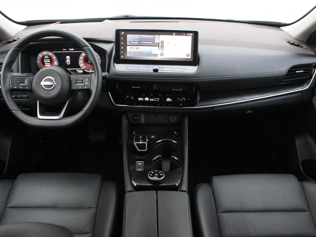 Nissan X-TRAIL 1.5 e-4orce Tekna 4WD 7p. / Trekhaak (1650 KG) / Navigatie + Apple Carplay/Android Auto / 360* Camera / Stoel- + Stuurverwarming / Lederen Bekleding /