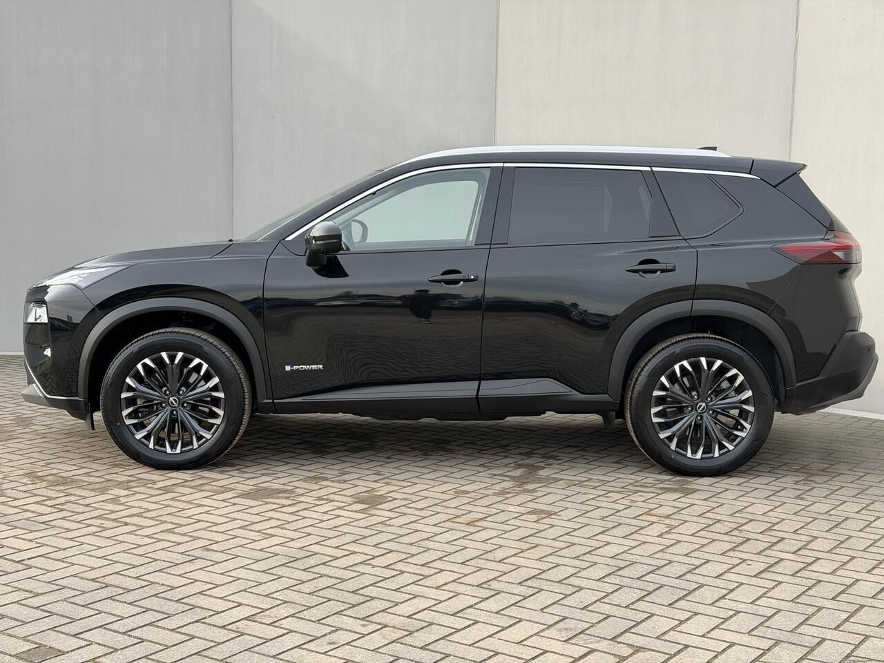 Nissan X-TRAIL 1.5 e-4orce Tekna 4WD / Fabrieksgarantie tot 10-2027 / Trekgewicht 1800 Kg / Elektr. achterklep / Elektr. Stoelen met Massage / Dodehoek Detectie / Apple Carplay & Android Auto / Stuur & Stoel en achterbankverwarming / Adaptief CC / 360 ° camera / Voorru