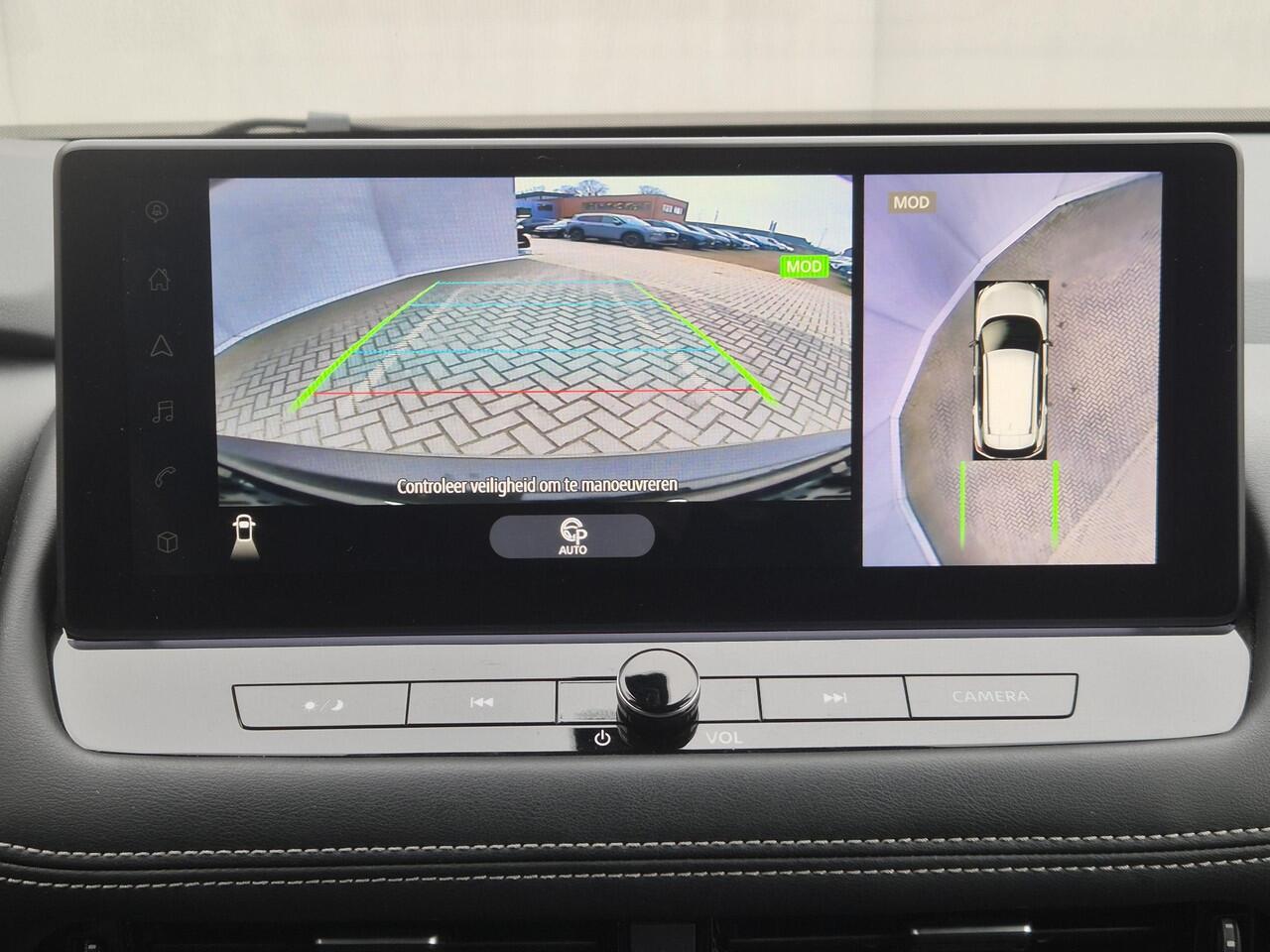 Nissan X-TRAIL 1.5 e-Power e-4orce Tekna 4WD Automaat / Fabrieksgarantie tot 10-2027<100.000km / Dealer onderhouden / All Season banden / Trekgewicht 1800 kg / Head Up Display / Elektrische achterklep / Adaptief cruise control / Rondomzicht camera /