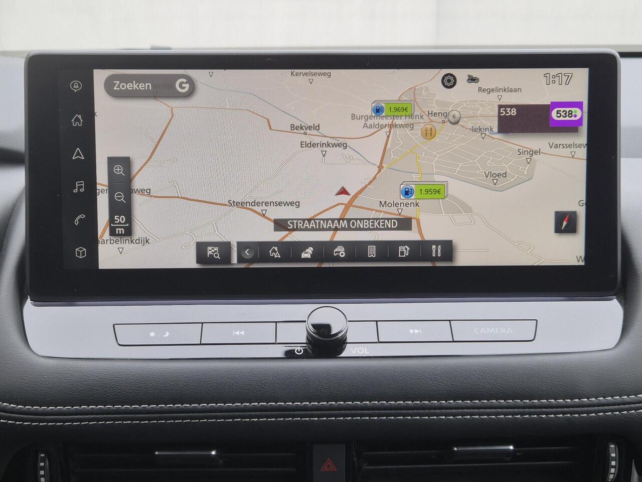 Nissan X-TRAIL 1.5 e-Power e-4orce Tekna 4WD Automaat / Fabrieksgarantie tot 10-2027<100.000km / Dealer onderhouden / All Season banden / Trekgewicht 1800 kg / Head Up Display / Elektrische achterklep / Adaptief cruise control / Rondomzicht camera /